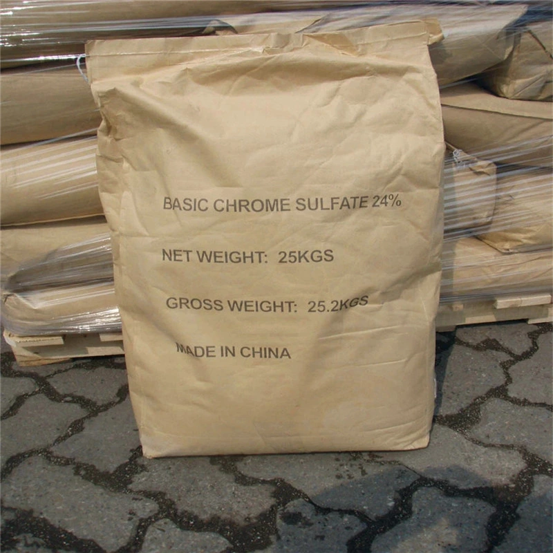 China Basic Chromium Sulphate BCS 33% Powder for Leather Tannery